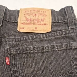 Vintage Y2K Levis 512 From 2002 Slim Fit Tapered Leg Sz 13 JR L=Wom 6/8 Relaxed